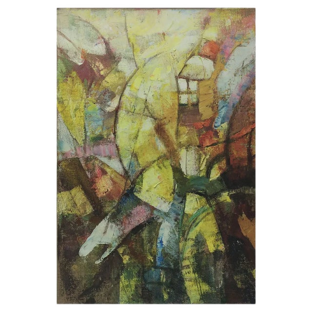 Archer - Abstract Painting, Oil on Canvas - Alfonso Pragliola - Italy For Sale