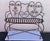 1980s John Risley Style Inspired Man and Woman Pop Art Iron Bench For Sale - Image 16 of 18