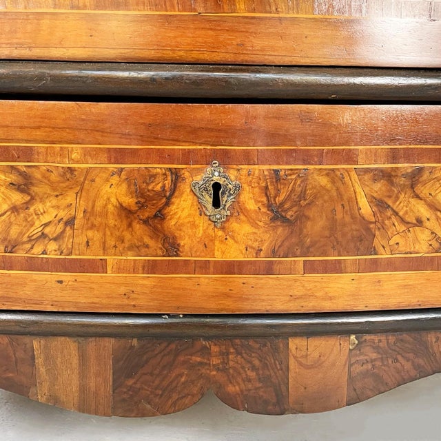 Italian Baroque Wood and Metal Chests of Drawers, 1730s For Sale - Image 11 of 18