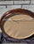 1920 Regency Style Solid Walnut Handmade American Round Mirror. For Sale - Image 16 of 16