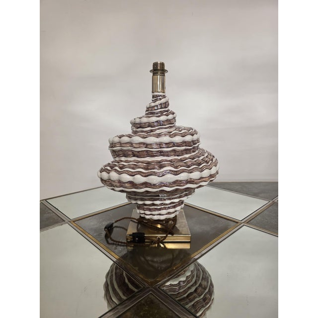 Ceramic Lamps by Giulia Mangani, 1980s, Set of 2 For Sale - Image 6 of 10