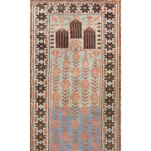 Early 20th Century Baluch Prayer Rug For Sale - Image 11 of 17
