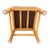 Brown Vintage Rattan & Coconut Shell Stool / Ottoman For Sale - Image 8 of 8