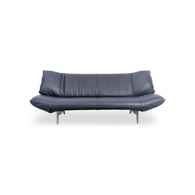 Tango Sofa in Leather Black from Leolux For Sale - Image 11 of 11