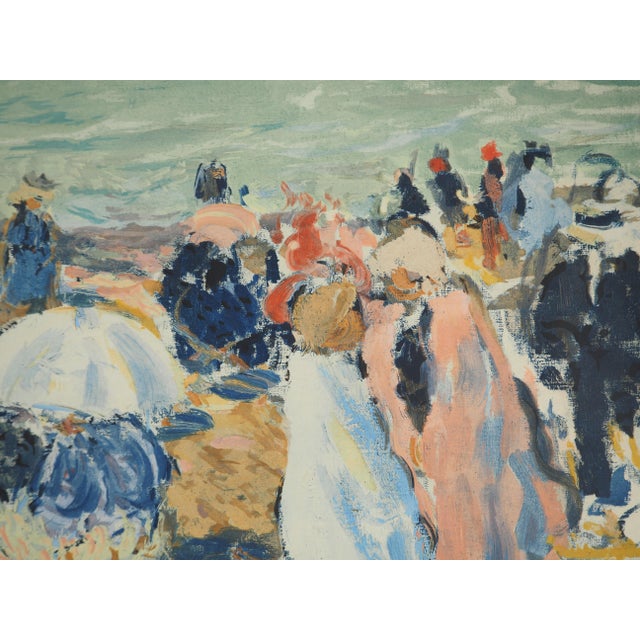 Modern Albert Andre, The Beach, Lithograph and Stencil For Sale - Image 3 of 6