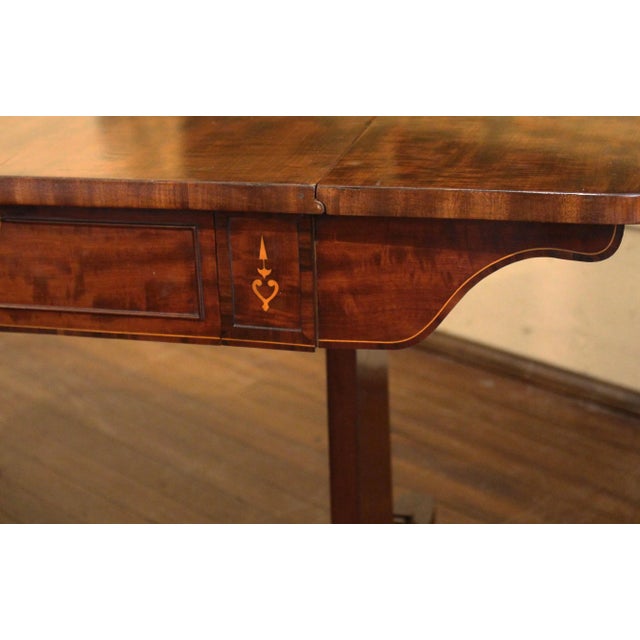 English Early 19th Century English Mahogany Sofa Table For Sale - Image 3 of 8