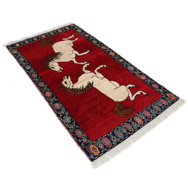 Traditional Pasargad Hand Knotted Shiraz Rug For Sale - Image 3 of 4