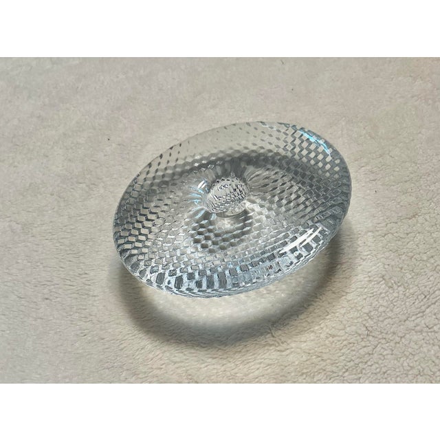Vintage 1970s Holmegaard Trigona Clear Glass Candle Holders, Set of 3 For Sale - Image 11 of 12