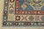 Kazak Runner 2’9” X 9’6” Blue Wool Tribal Hand-Knotted Oriental Rug For Sale - Image 10 of 13
