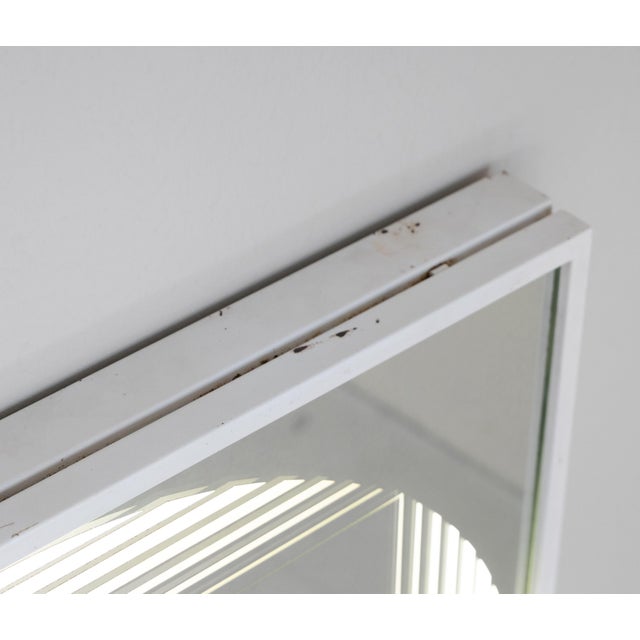 Black Brama Mirror by Gianni Celada for Fontanaarte, 1970s For Sale - Image 6 of 11