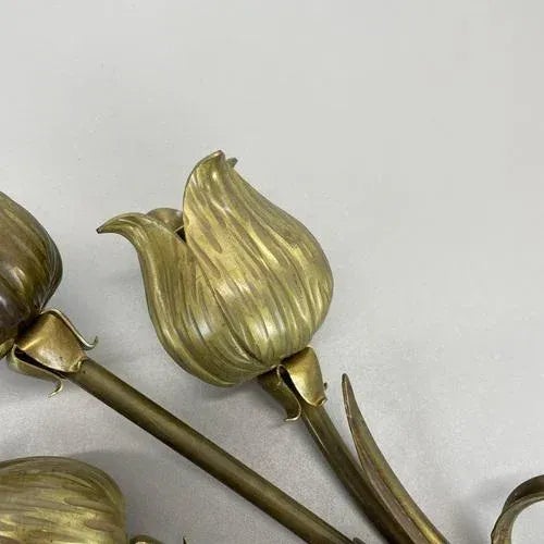 Italian Flower Theatre Wall Light in the style of Gio Ponti, 1970s For Sale - Image 12 of 18