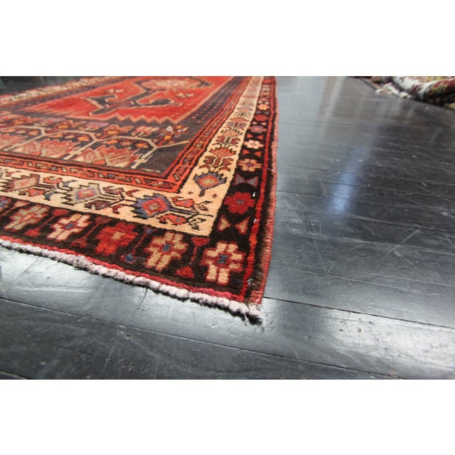 Apadana Red Persian Runner Rug 4'3" x 10'10" Chairish
