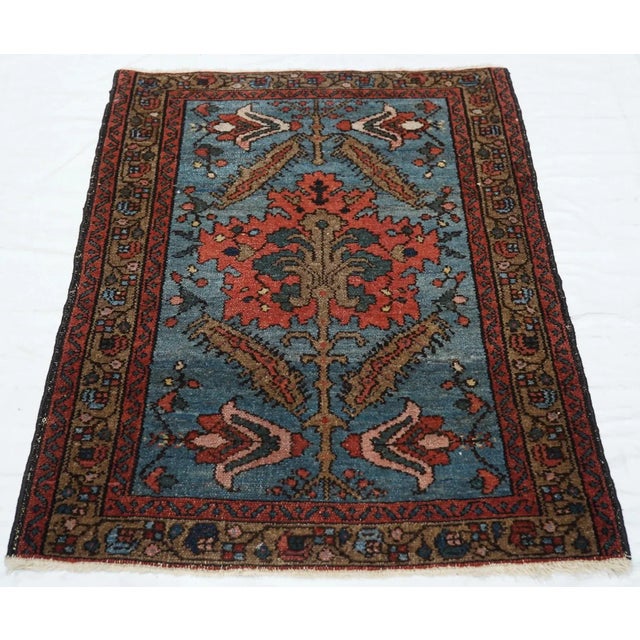 Antique Hamedan Rug 2'5'' x 3'7'' For Sale - Image 12 of 12