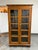 Rustic Display Wood + Glass Cabinet, Vintage For Sale - Image 3 of 12