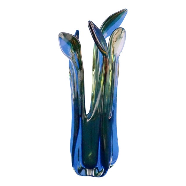 Murano Glass Vase attributed to Archimede Seguso For Sale