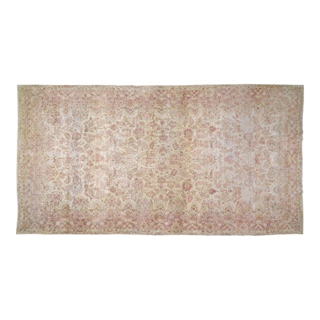 Vintage Turkish Anatolian Professional Hand Made Rug, 9'8x18'5 For Sale