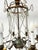 Louis XVI Glass Chandelier with Pearl Garland and Painted Sheet Metal For Sale - Image 6 of 18
