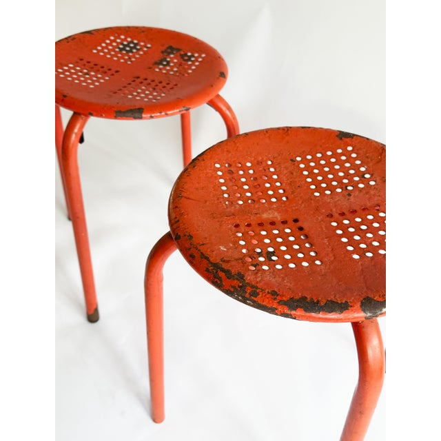 Vintage Industrial Stool, France, 1950s For Sale - Image 6 of 6