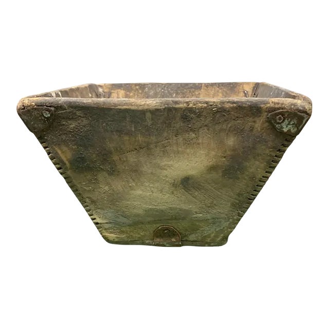 Vintage Wooden Rice Measurer For Sale