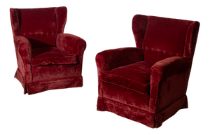 Armchairs by Paolo Buffa, 1940s, Set of 2