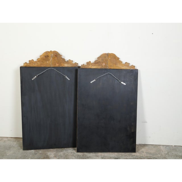 19th Century Pair of 19th Century Carved Giltwood Fragments Mounted on Custom Metal Frames For Sale - Image 5 of 8