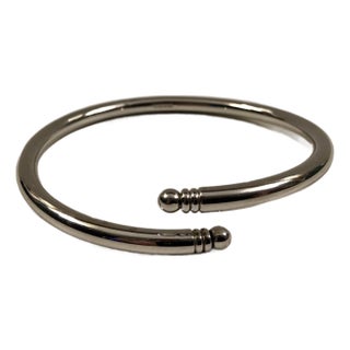 1980s Contemporary Silver Monet Wrap Bangle For Sale
