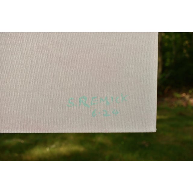 Contemporary Floating Kiss, by Stephen Remick. Large Contemporary Acrylic Abstract Painting. For Sale - Image 3 of 11