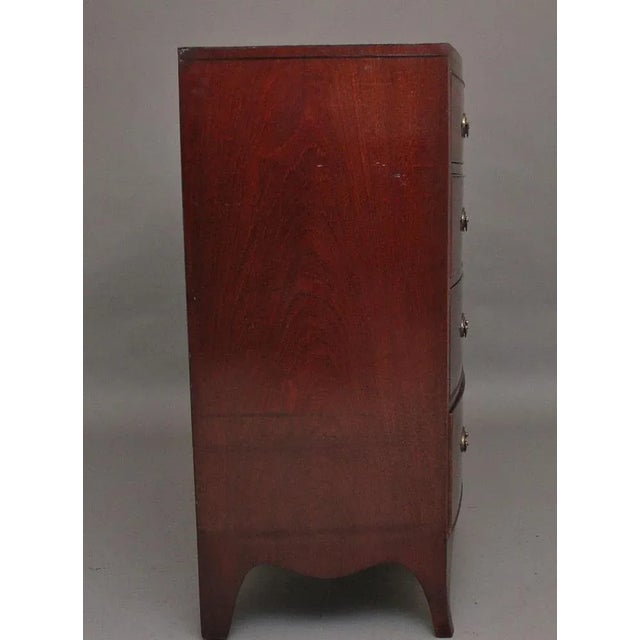 Antique Mahogany Bowfront Chest, 1800 For Sale - Image 4 of 10