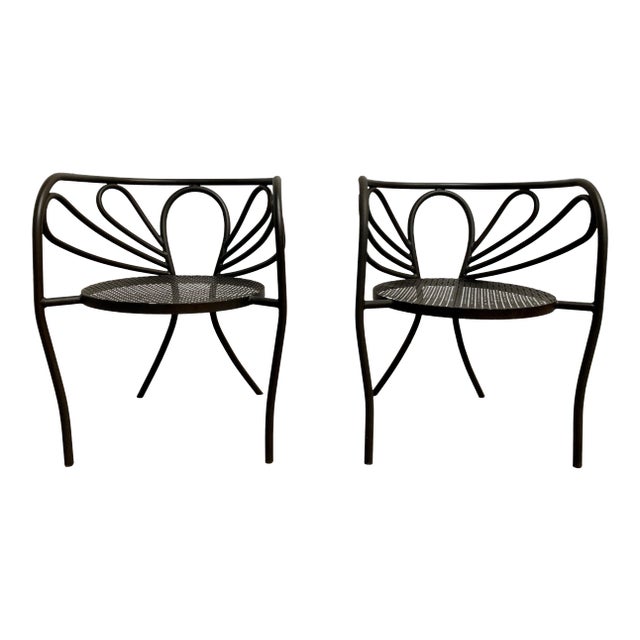 Walter Coons for Clark & Burchfield Armchairs - a Pair For Sale
