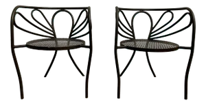 Walter Coons for Clark & Burchfield Armchairs - a Pair