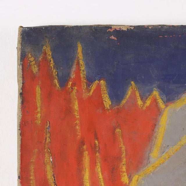 Orazi, Composition, Oil on Canvas For Sale - Image 9 of 12