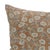 Handmade Floral Print Decorative Cushion Cover in Linen Blend 20x20 Inch -Haridwar For Sale - Image 4 of 4