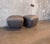 Contemporary Marge Carson Style Silk Poufs/ Pair For Sale - Image 3 of 5