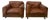 Italian Leather Club Chairs, 1960s, Set of 2 For Sale