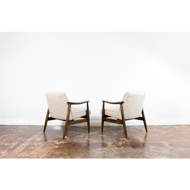 Wood Mid-Century Armchairs from Juliusz Kędziorek, Poland, 1960s, Set of 2 For Sale - Image 7 of 17