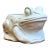 Vintage Italian White Frog Ceramic Vase For Sale