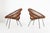 Rattan Lounge Armchairs by Janine Abraham & Dirk Jan Rol, 1960s, Set of 2 For Sale - Image 6 of 14