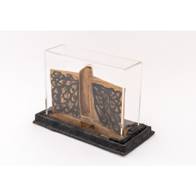 Paper Outsider Art Gilt Painted Papier Mache Sculpture For Sale - Image 7 of 8