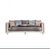 Early 21st Century Maison Velour Imperial Luxe Sofa – European Gold Accent Statement Sofa For Sale - Image 5 of 7