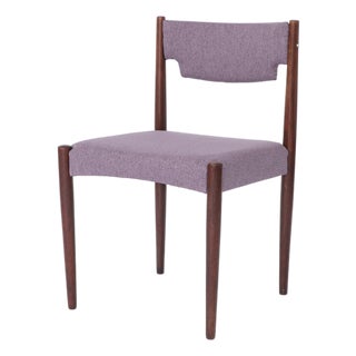 Vintage German Dining Chairs in Dark Stained Beech Wood, 1960s, Set of 2 For Sale