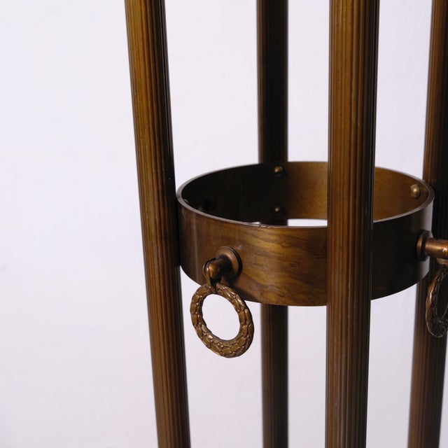 Metal Hollywood Regency Metal Alloy Coat Rack, 1940s For Sale - Image 7 of 18