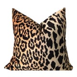 Leopard Velvet Pillow Cover For Sale
