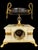 Baroque Art Nouveau Onyx Barbedienne Clock, 19th Century For Sale - Image 3 of 14