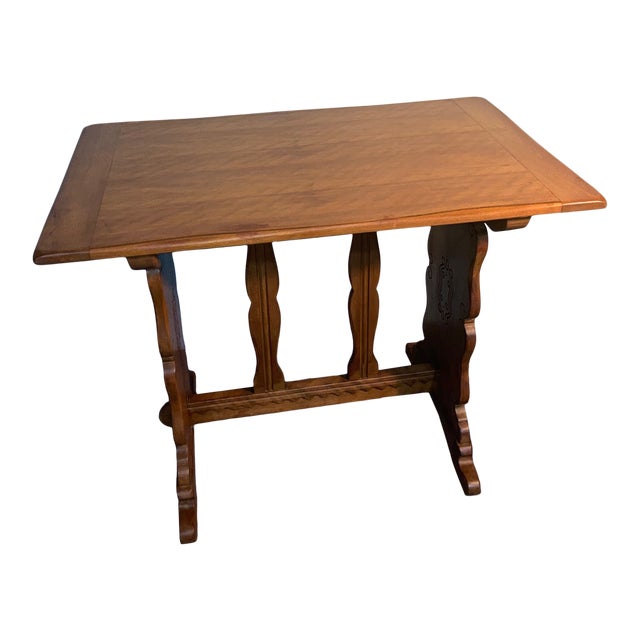 Antique Stickley Brothers Cherry Trestle Table Chairish