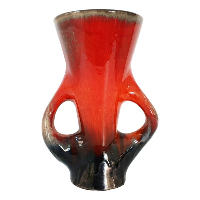 Vintage Ceramic Vase from Saint Pol S Mer, 1960s For Sale