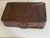 Reduced-Antque American Embossed Leather With Eagle Travelling Trunk For Sale - Image 4 of 11