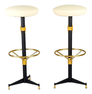 Bar Stools by Luigi Scremin, 1950s, Set of 2