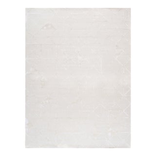 Pasargad Home Edgy Ivory Area Rug, 8' 9'' X 11' 9'' For Sale