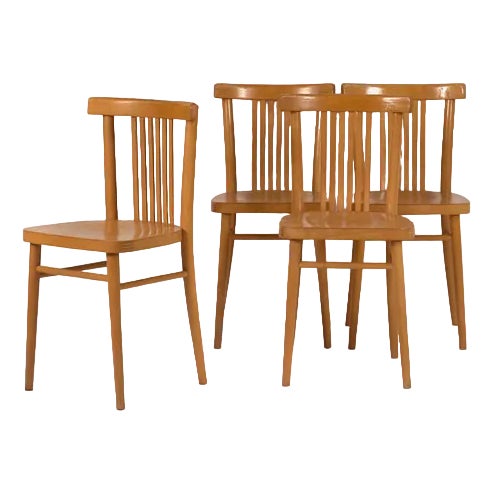 Dining Chairs, 1950s, Set of 4 For Sale