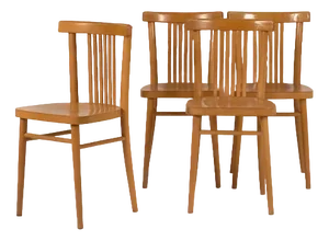 Dining Chairs, 1950s, Set of 4